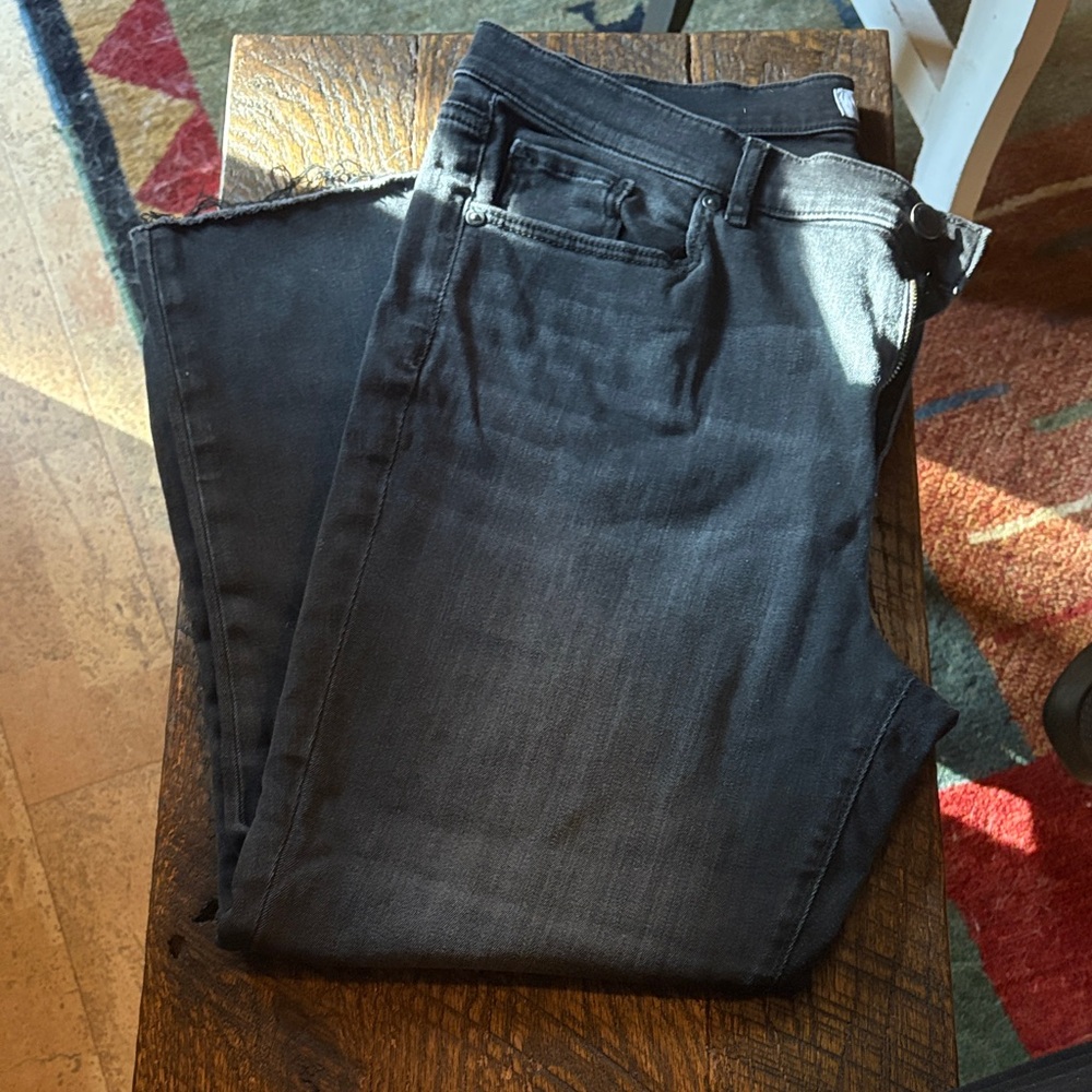 LOFT Dark Gray cropped jeans